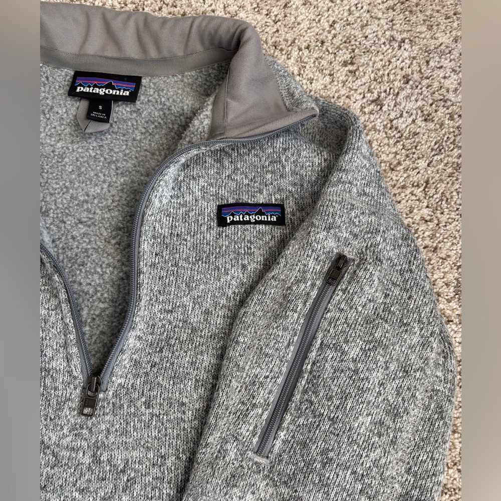 Patagonia Women's Better Sweater® 1/4-Zip Fleece Size Small - Picture 7 of 9